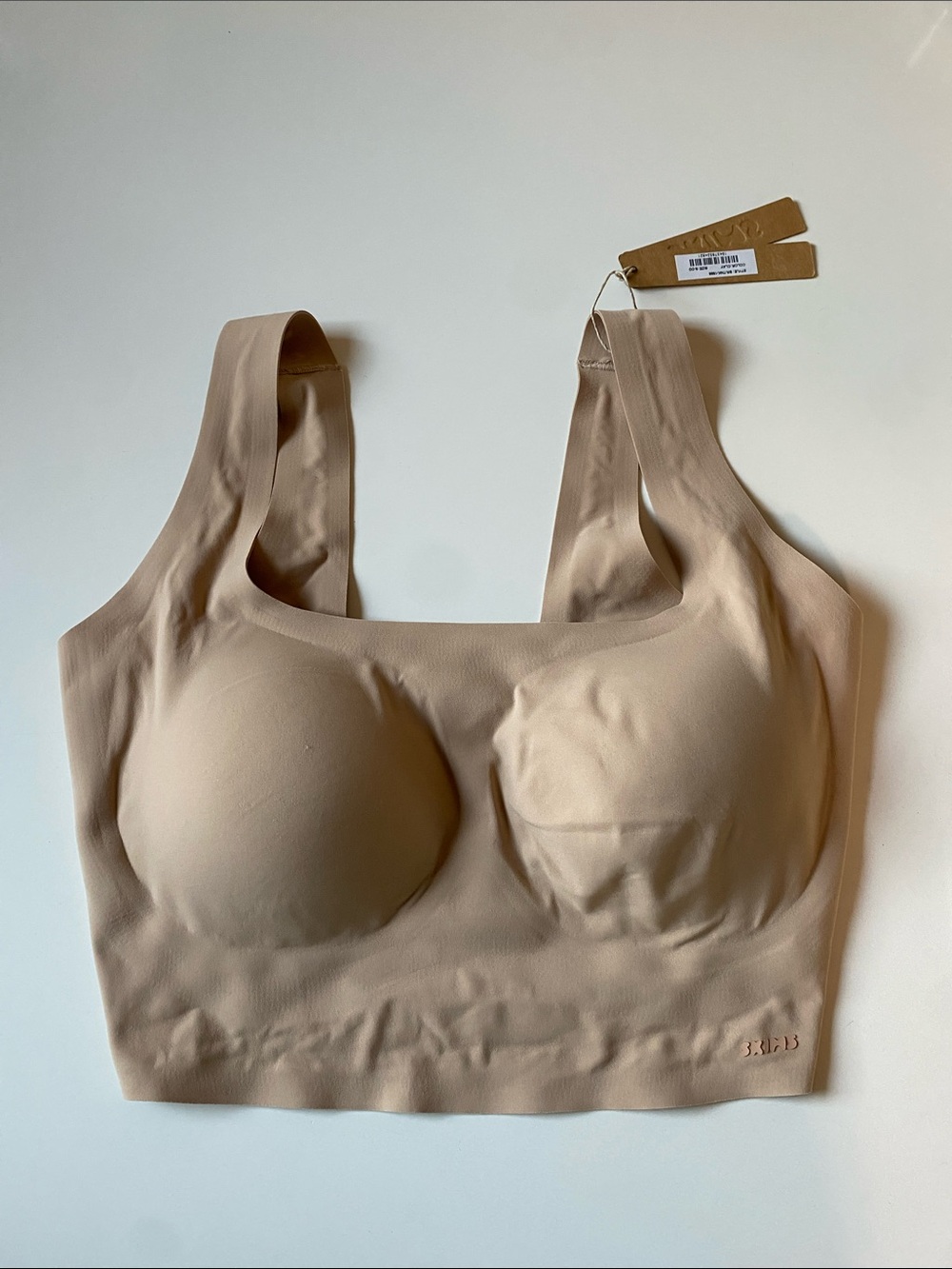 Skims Naked Plunge Tank Bra in Clay NWT - Picture 2 of 4
